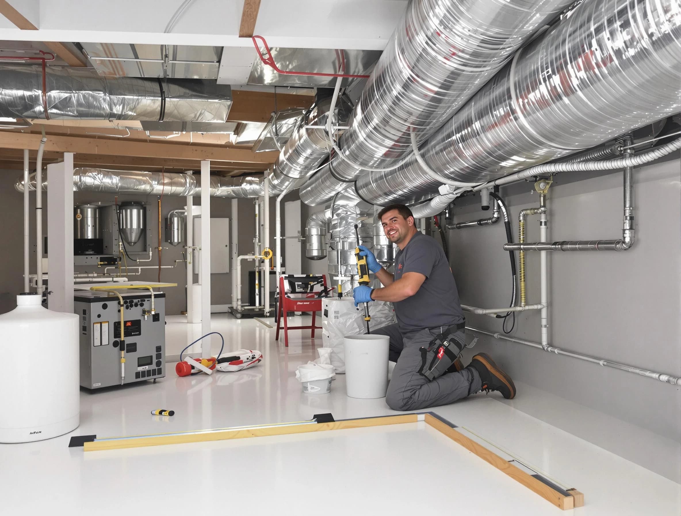 Professional duct sealing service by McDonough Air Duct Cleaning in McDonough