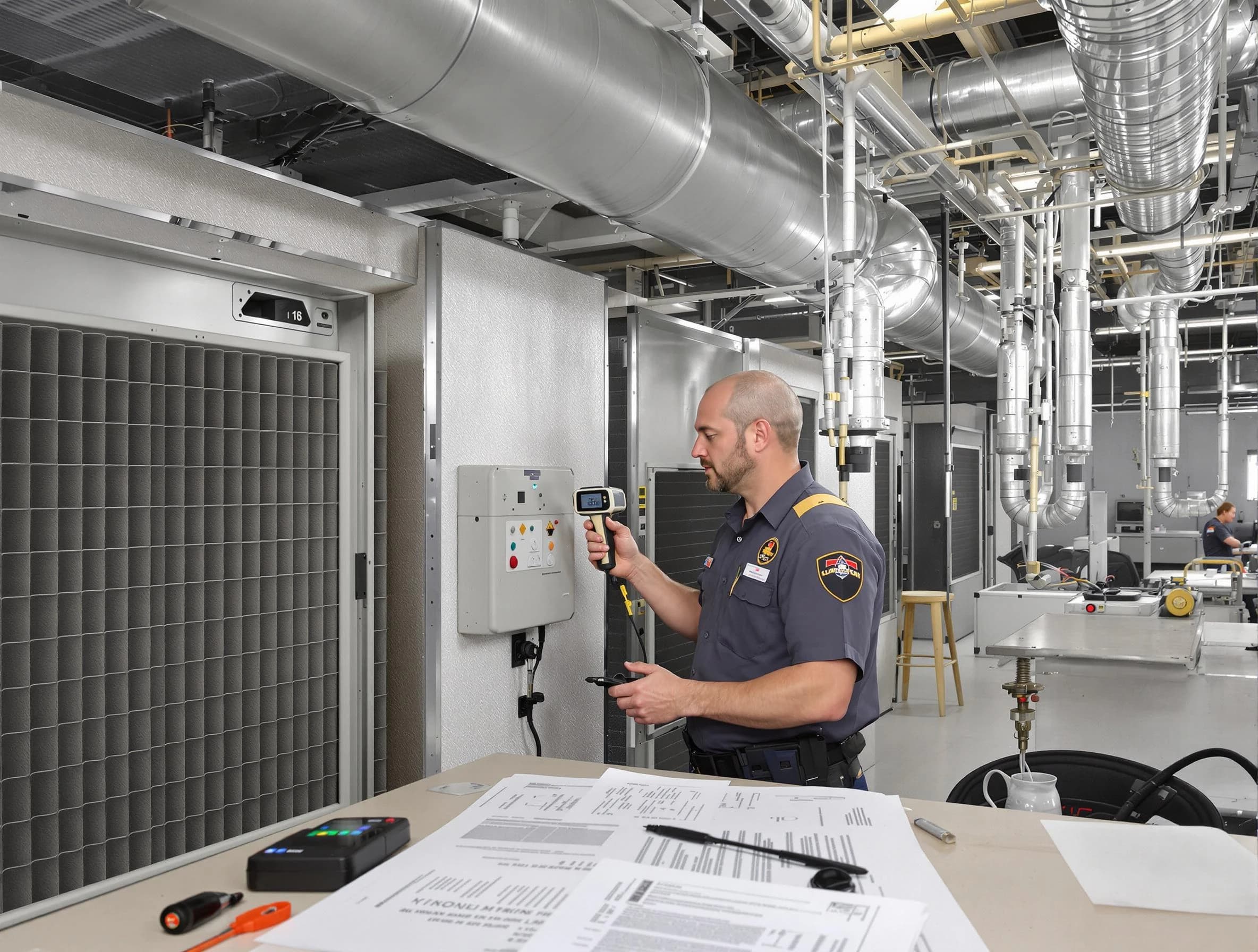 Professional filter system inspection by McDonough Air Duct Cleaning in McDonough