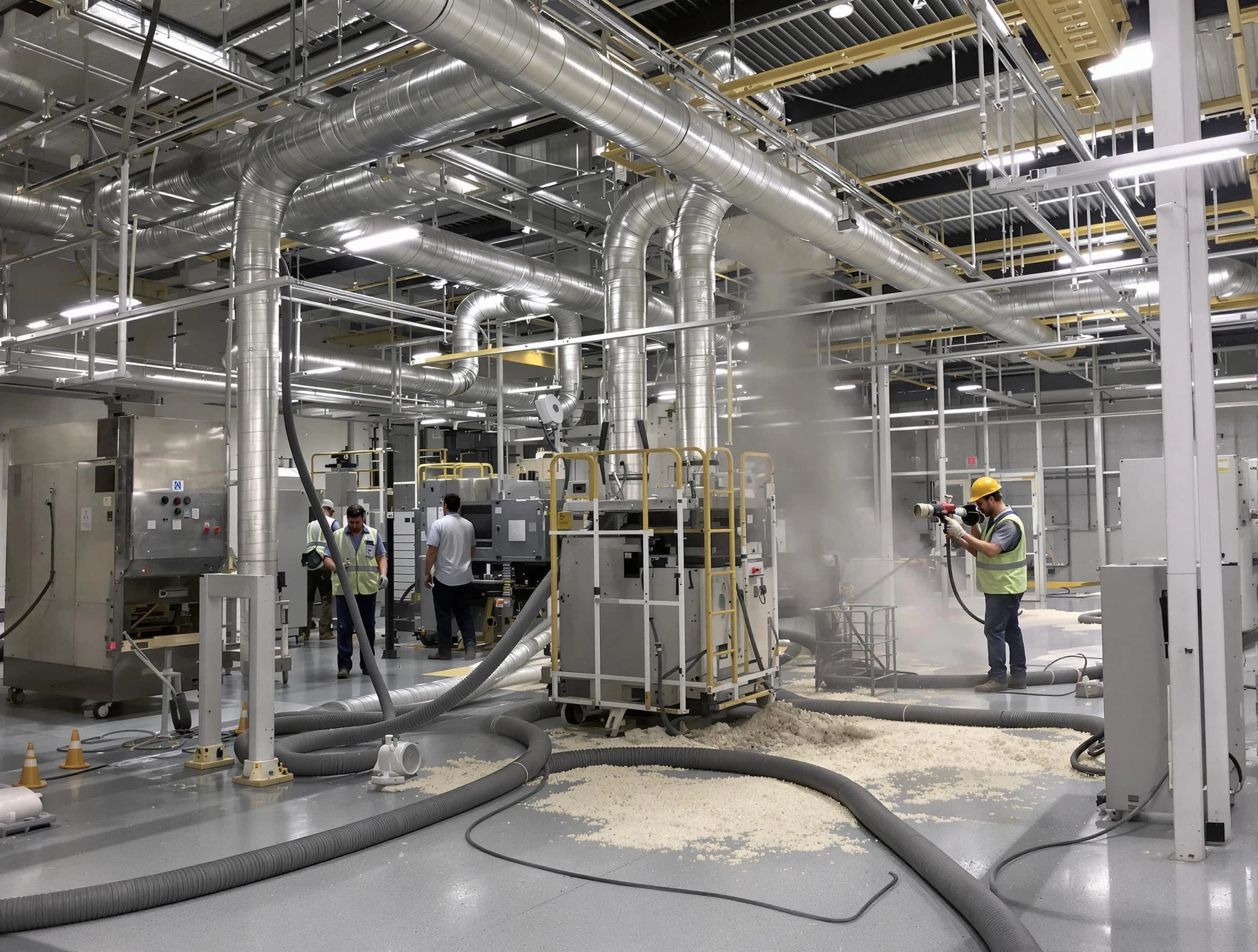 Heavy-duty industrial duct cleaning by McDonough Air Duct Cleaning in McDonough