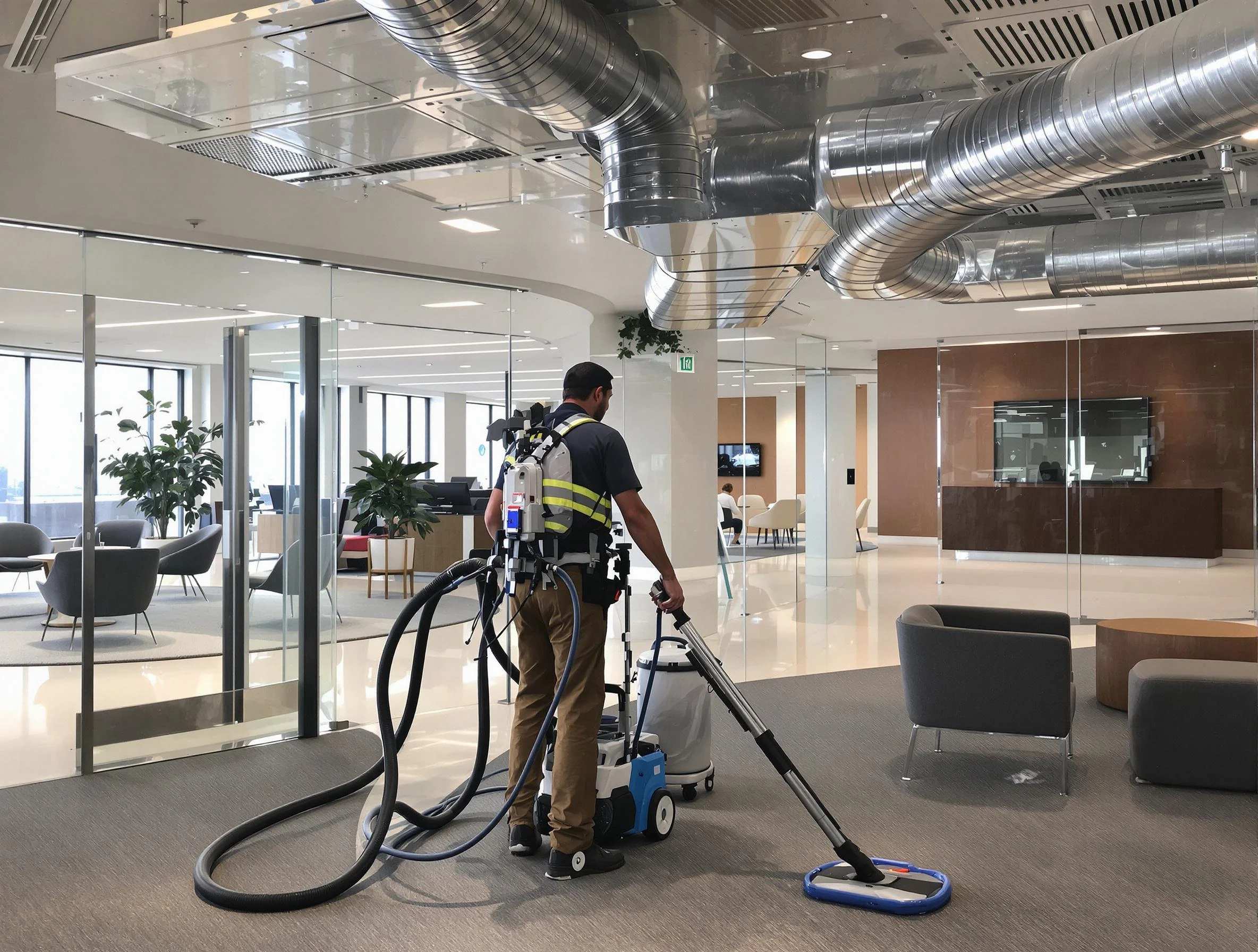 Commercial duct cleaning service by McDonough Air Duct Cleaning in McDonough
