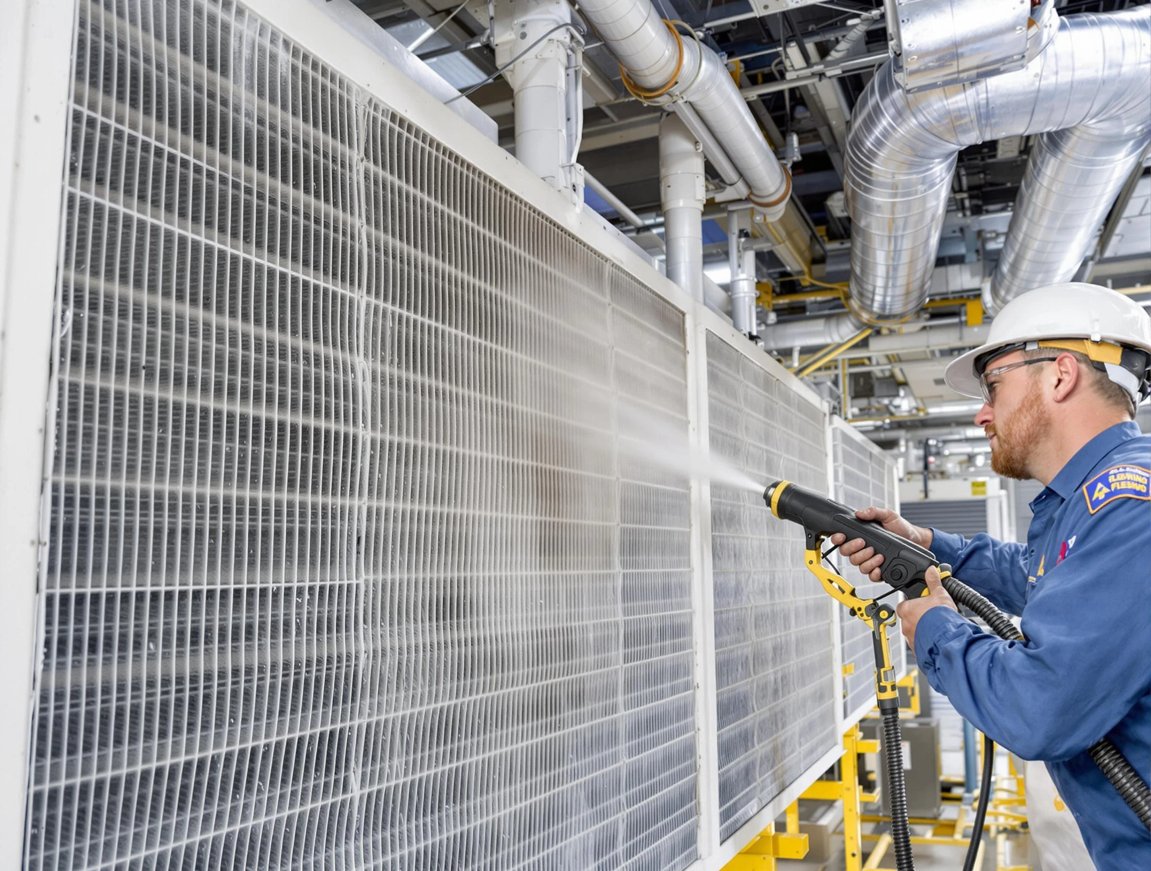 Professional commercial coil cleaning by McDonough Air Duct Cleaning in McDonough