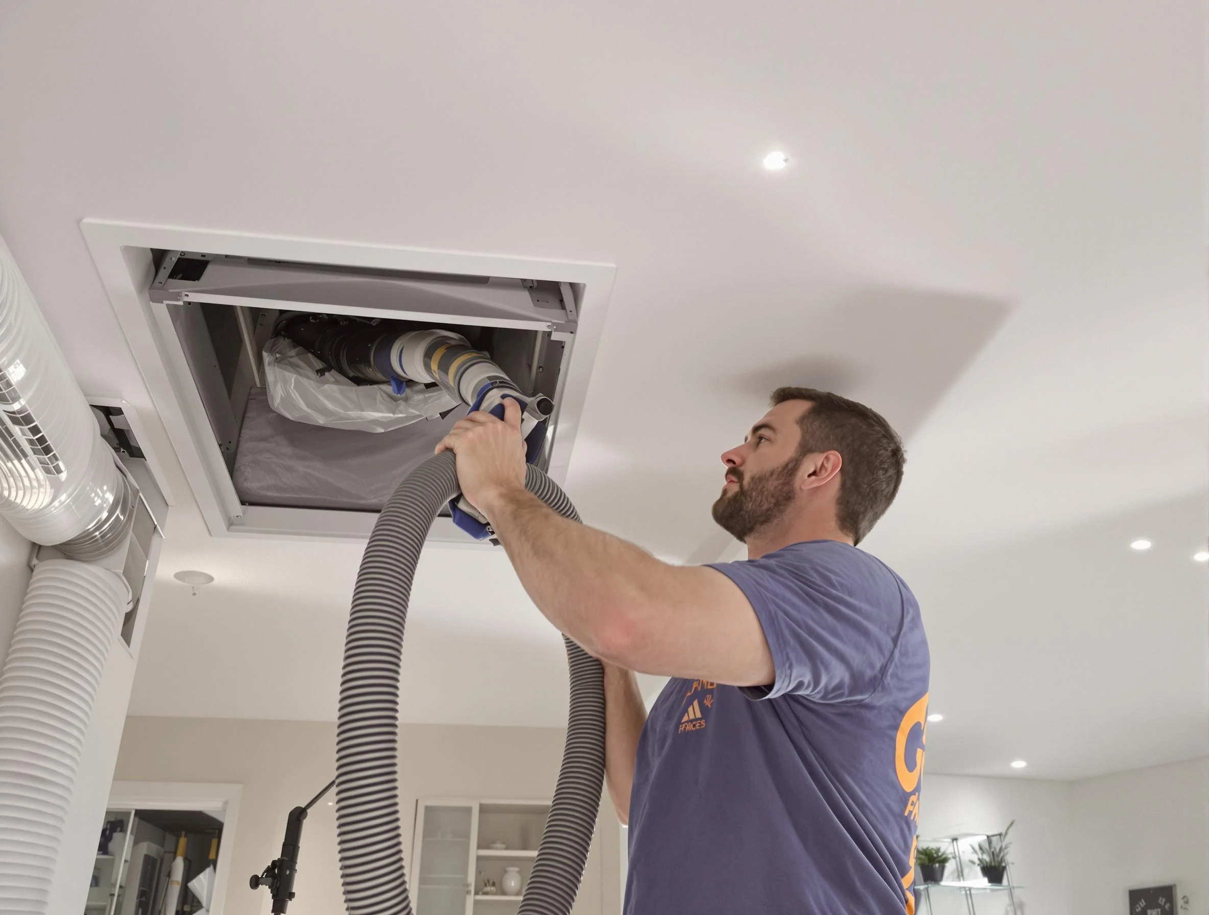 Precision indoor duct cleaning by McDonough Air Duct Cleaning in McDonough